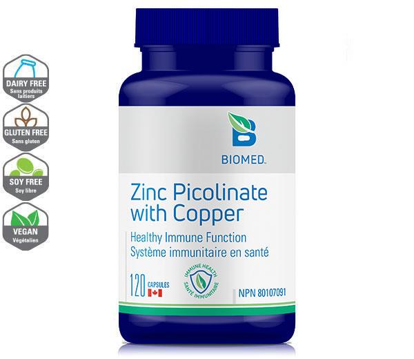 Zinc Picolinate with Copper 120 capsules