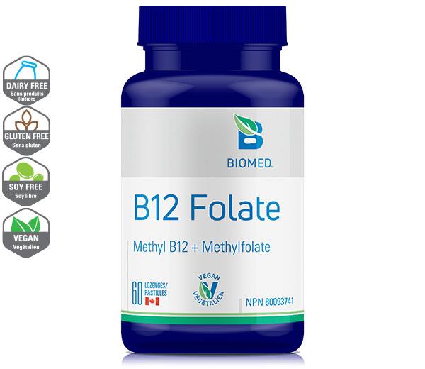 B12 Folate 60 lozenges