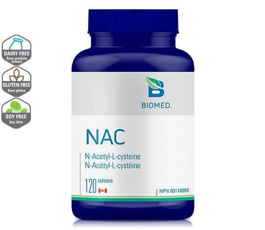 NAC (N-Acetyl-L-cysteine) 120 caps