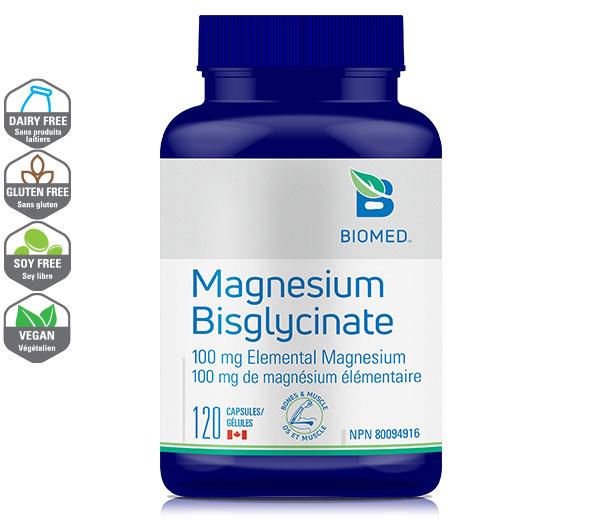 Magnesium Bisglycinate 120 capsules